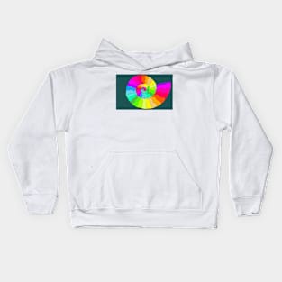 Ammonite Spectrum - digital art Kids Hoodie